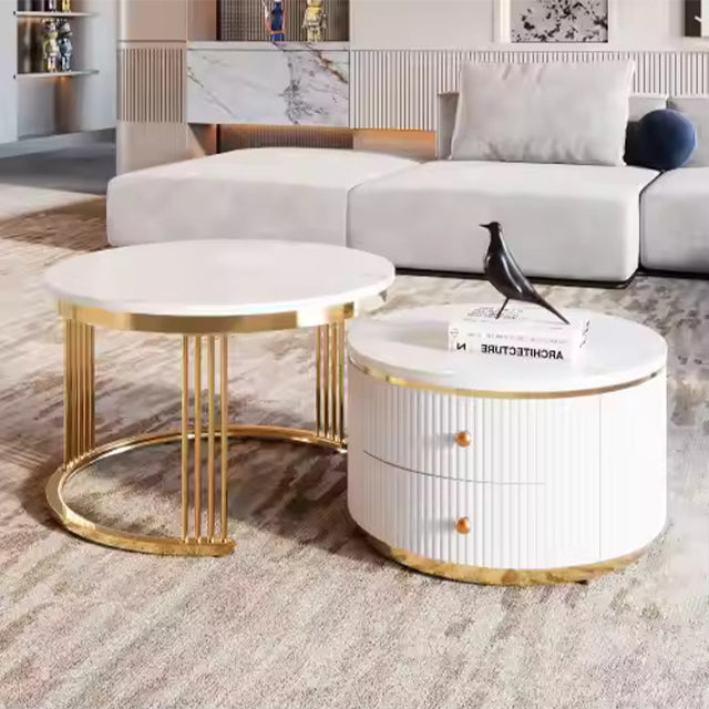 ROUND DUO NESTING COFFEE TABLE