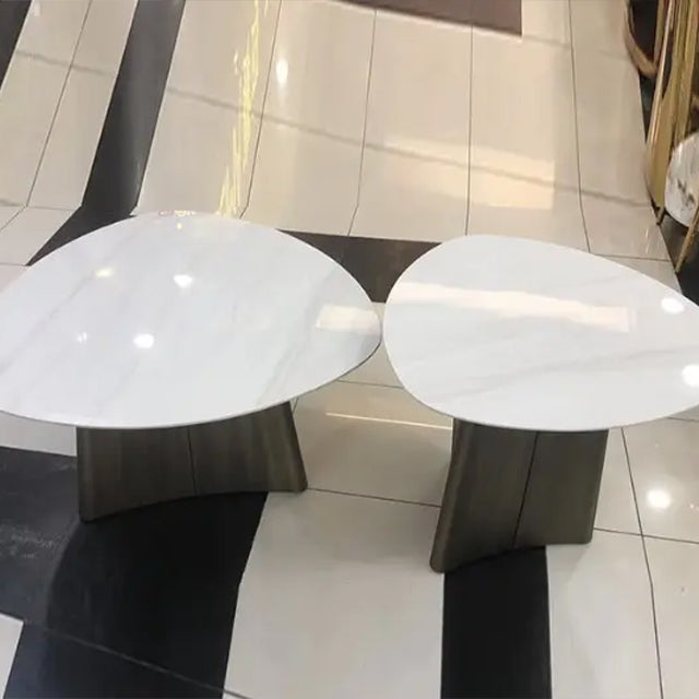 WHITE NOVELTY COFFEE TABLE