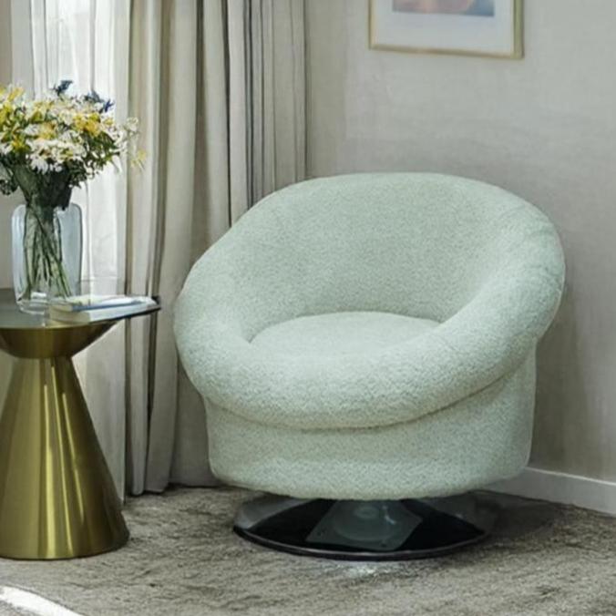 MUSHY SWIVEL ARMCHAIR